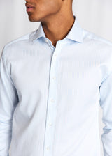 BS Bannour Modern Fit Skjorta - Light Blue/White