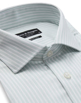 BS Fredric Modern Fit Skjorta - Light Green/White