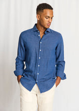 BS Tahaka Casual Modern Fit Skjorta - Blue