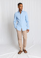 BS Tahaka Casual Modern Fit Skjorta - Light Blue