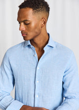 BS Tahaka Casual Modern Fit Skjorta - Light Blue