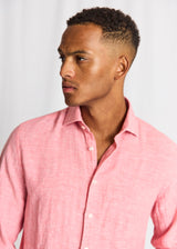BS Tahaka Casual Modern Fit Skjorta - Pink