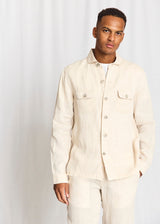 BS Davide Regular Fit OverSkjorta - Sand