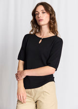 BS Francesca Regular Fit T-Shirt - Black