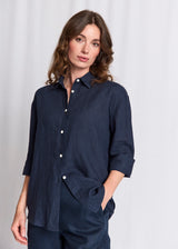 BS Marietta Regular Fit Skjorta - Navy