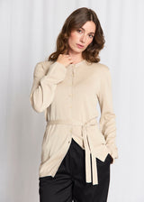 BS Florentina Regular Fit Stickat - Oyster Gray
