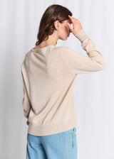 BS Debora Regular Fit Stickat - Light Brown