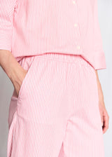 BS Rosetta Regular Fit Byxor - Lipstick Red/White