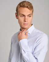 BS Fernando Casual Modern Fit Skjorta - Light Blue/White