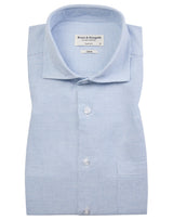 BS Alonso Casual Slim Fit Skjorta - Light Blue/White