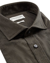 BS Halden casual slim fit Skjorta - Dark Green