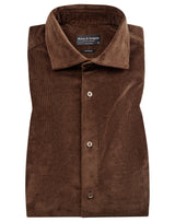 BS Horten casual modern fit Skjorta - Brown