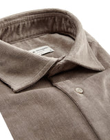 BS Kongsberg casual slim fit Skjorta - Mud