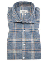 BS Vettel Casual Slim Fit Skjorta - Blue