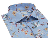 BS Halle Slim Fit Skjorta - Light Blue