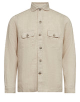 BS Davide Regular Fit OverSkjorta - Sand