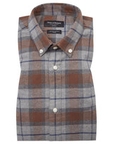 BS Sanneh Casual Modern Fit Skjorta - Brown