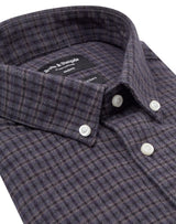 BS Sanneh Casual Modern Fit Skjorta - Thunder
