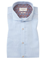 BS Scholes Slim Fit Skjorta - Light Blue