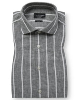 BS Freitas Casual Modern Fit Skjorta - Green/White