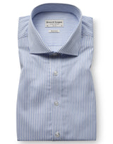 BS Popyrin Slim Fit Skjorta - Light Blue/White