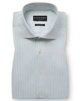 BS Fredric Modern Fit Skjorta - Light Green/White