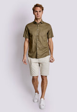 BS Gandia Casual Modern Fit Skjorta - Army