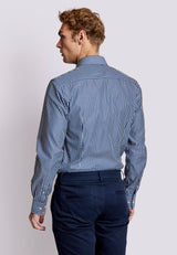 BS Rangnick Modern Fit Skjorta - Dark Blue/White