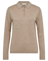 BS Celestina Regular Fit Stickat - Sand