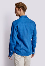 BS Sevilla Casual Slim Fit Skjorta - Blue