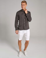 BS Carlos Casual Modern Fit Skjorta - Charcoal