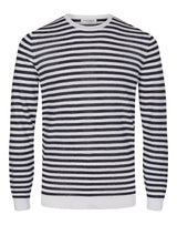 BS Mogensen Regular Fit Sticka - Navy/White