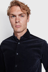 BS Assan Casual Slim Fit Skjorta - Navy