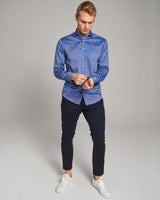 BS Jurgen Modern Fit Skjorta - Blue