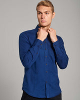 BS Norris Casual Slim Fit Skjorta - Indigo