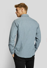 BS Tromsoe casual slim fit Skjorta - Light Blue