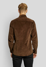 BS Horten casual modern fit Skjorta - Brown
