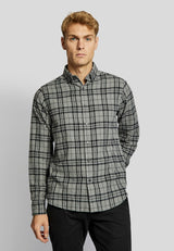 BS Bergen casual modern fit Skjorta - Grey