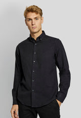 BS Oslo casual modern fit Skjorta - Charcoal