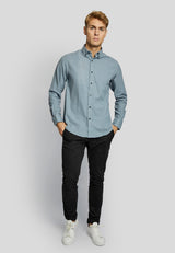 BS Oslo casual modern fit Skjorta - Light Blue