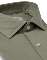 BS Rice Slim Fit Skjorta - Green