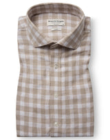 BS Darwin Casual Slim Fit Shirt - Sand