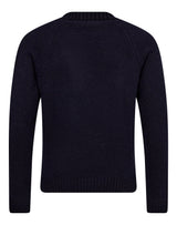 BS Barbeau Regular Fit Stickat - Navy