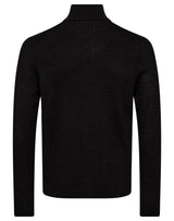 BS Innes Regular Fit Stickat - Black