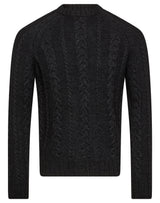 BS Nako Regular Fit Stickat - Charcoal