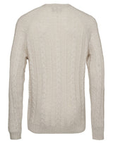 BS Odale Regular Fit Stickat - Off White
