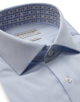 BS Fritz Slim Fit Skjorta - Light Blue/White