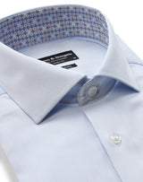 BS Ruud Modern Fit Skjorta - Light Blue/White