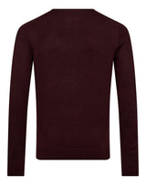 BS Jupiter Regular Fit Stickat - Bordeaux
