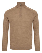 BS Pelle Regular Fit Stickat - Light Brown